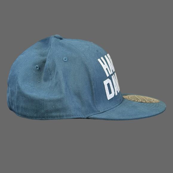 Harley-Davidson Men's H-D Felt Block Fitted Baseball Cap - Blue 99410-22VM NWT - Picture 3 of 9